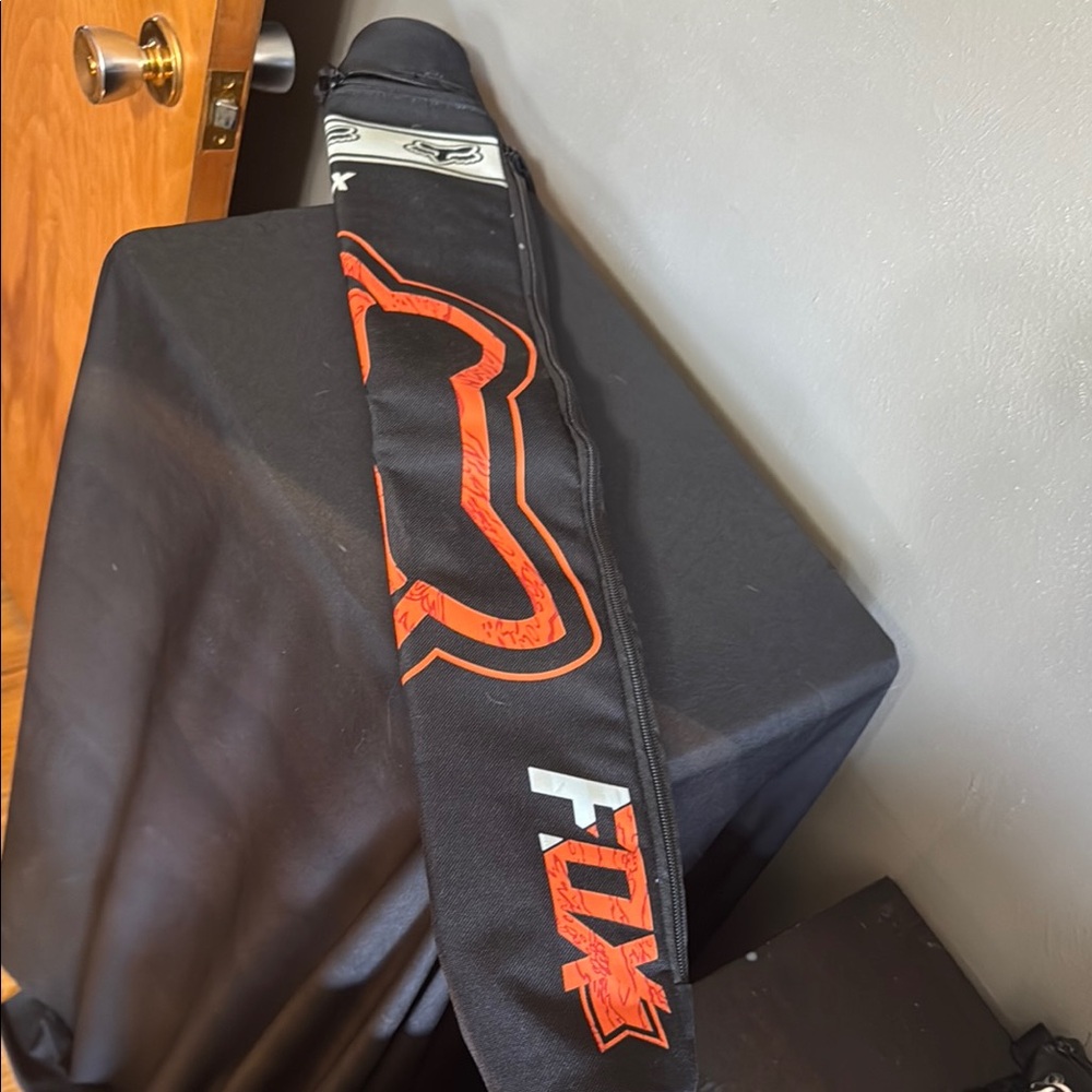 Fox Racing Black and Orange Gear Bag